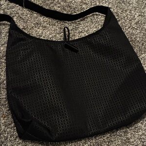 Travel Shoulder Purse Black Women's Packable Bag